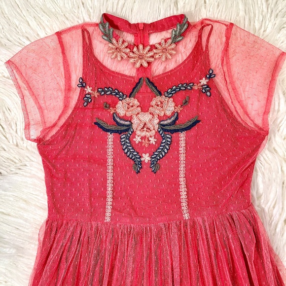 Joyfolie "Jolie Maxi Dress in Coral" NWOT - Picture 3 of 6